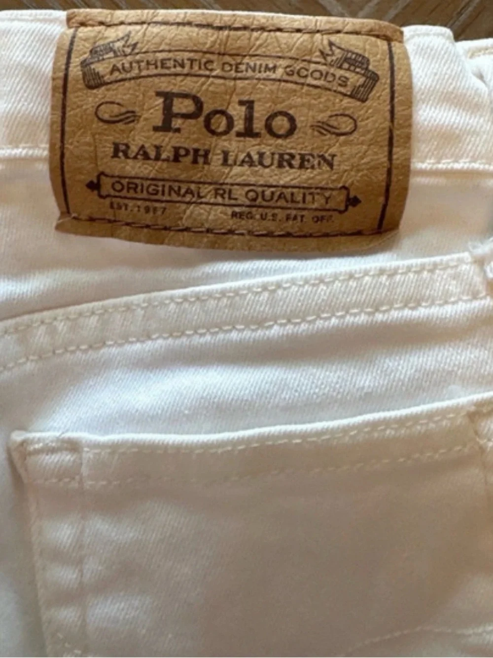 Ralph Lauren White Skinny kids  Jeans